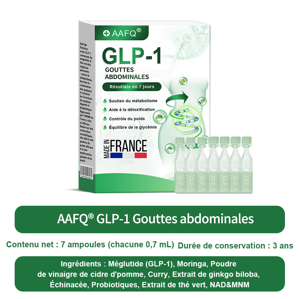 𝐀𝐀Ғ𝐐® G L P-1 𝑺𝒐𝒍𝒖𝒕𝒊𝒐𝒏 𝑶𝒓𝒂𝒍𝒆 🎁 Une seule fois par semadine, premiers résultats visibles en 7 jours✅Pour l'obésité, le cœur et la circulation, le diabète, l'apnée du sommeil, les articulations et plus encore