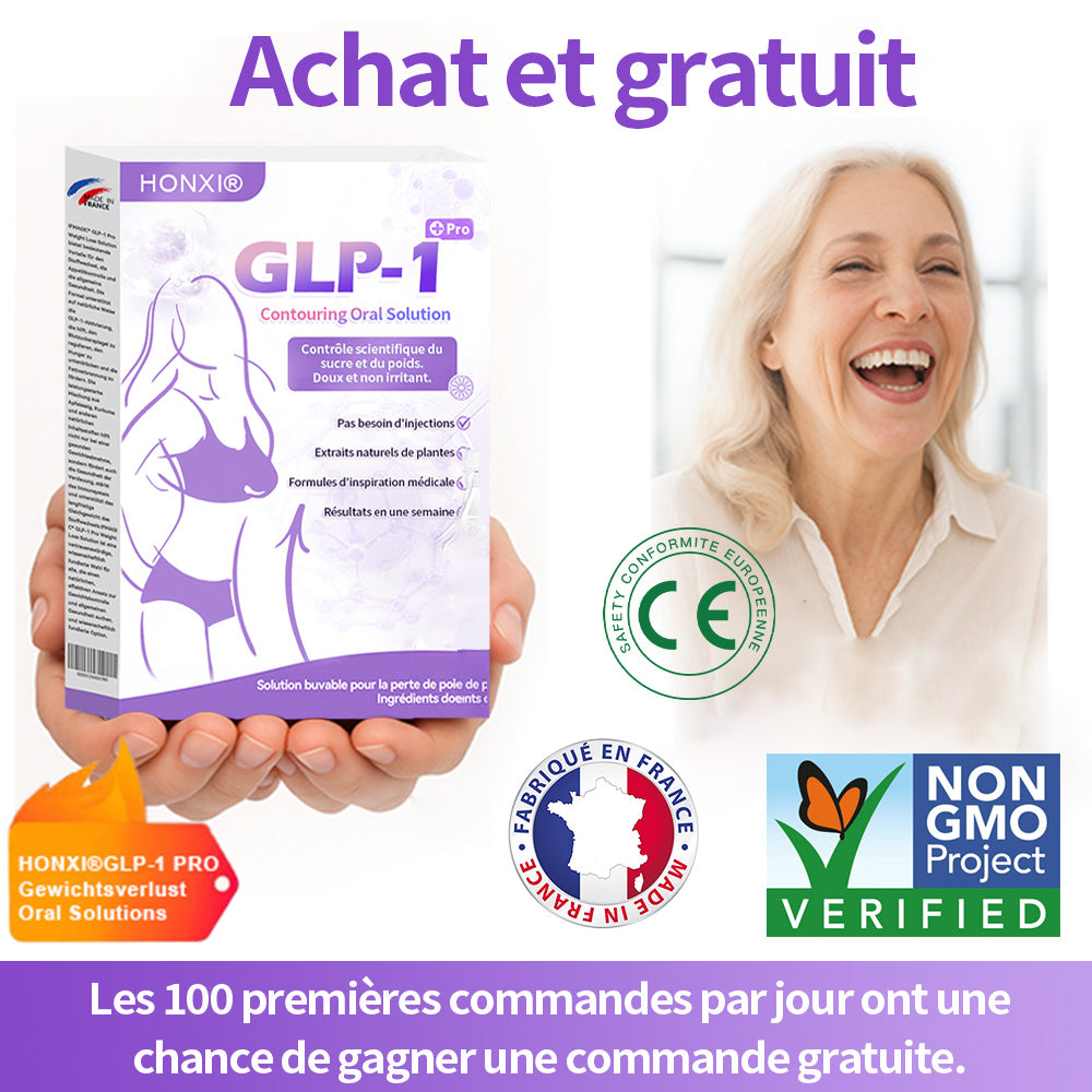 Honxi® 𝐆𝐋𝐏-𝟏 𝐏𝐫𝐨 𝐒𝐨𝐥𝐮𝐭𝐢𝐨𝐧 𝐨𝐫𝐚𝐥𝐞 𝐩𝐨𝐮𝐫 𝐥𝐚 𝐩𝐞𝐫𝐭𝐞 𝐝𝐞 𝐩𝐨𝐢𝐝𝐬 🔥Une dose par jour — voyez les résultats en 7 jours⏱️