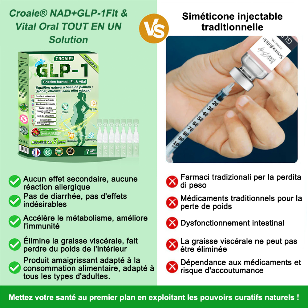 Croaie® 𝐆𝐋𝐏-𝟏 𝐅𝐢𝐭 & 𝐕𝐢𝐭𝐚𝐥 𝐒𝐨𝐥𝐮𝐭𝐢𝐨𝐧 𝐎𝐫𝐚𝐥𝐞 (⚡𝟏 𝐟𝐨𝐢𝐬 𝐩𝐚𝐫 𝐣𝐨𝐮𝐫) ✅𝐂𝐨𝐧𝐭𝐫𝐢𝐛𝐮𝐞 à 𝐥𝐚 𝐠𝐞𝐬𝐭𝐢𝐨𝐧 𝐝𝐮 𝐩𝐨𝐢𝐝𝐬, à 𝐥𝐚 𝐬𝐚𝐧𝐭é 𝐜𝐚𝐫𝐝𝐢𝐚𝐪𝐮𝐞, 𝐚𝐮 𝐛𝐢𝐞𝐧-ê𝐭𝐫𝐞 𝐦é𝐭𝐚𝐛𝐨𝐥𝐢𝐪𝐮𝐞 𝐞𝐭 𝐝𝐢𝐠𝐞𝐬𝐭𝐢𝐟, 𝐚𝐢𝐧𝐬𝐢 𝐪𝐮’à 𝐥’é𝐪𝐮𝐢𝐥𝐢𝐛𝐫𝐞 𝐟é𝐦𝐢𝐧𝐢𝐧, 𝐭𝐨𝐮𝐭 𝐞𝐧 𝐫𝐚𝐟𝐟𝐞𝐫𝐦𝐢𝐬𝐬𝐚𝐧𝐭 𝐥𝐚 𝐩𝐞𝐚𝐮 𝐞𝐭 𝐞𝐧 𝐚𝐩𝐩𝐨𝐫𝐭𝐚𝐧𝐭 𝐮𝐧 𝐫𝐞𝐠𝐚𝐢𝐧 𝐝’é𝐧𝐞𝐫𝐠𝐢𝐞