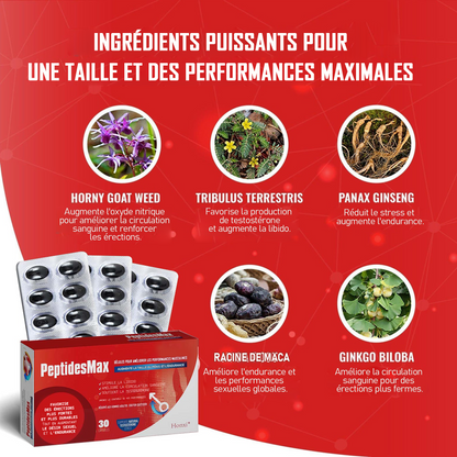 Honxi® Peptidesmax Hommes Vitalité Softgels