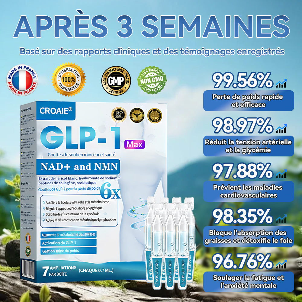 𝑪𝒓𝒐𝑨𝒊𝒆® 𝑮𝒐𝒖𝒕𝒕𝒆𝒔 𝑴𝒊𝒏𝒄𝒆𝒖𝒓 𝑮𝑳𝑷-𝟏 & 𝑵𝑨𝑫+ ⚡ - 𝑶𝒃é𝒔𝒊𝒕é, 𝒎𝒂𝒍𝒂𝒅𝒊𝒆𝒔 𝒄𝒂𝒓𝒅𝒊𝒐𝒗𝒂𝒔𝒄𝒖𝒍𝒂𝒊𝒓𝒆𝒔, 𝒅𝒊𝒂𝒃è𝒕𝒆, 𝒂𝒑𝒏é𝒆 𝒅𝒖 𝒔𝒐𝒎𝒎𝒆𝒊𝒍, 𝒑𝒓𝒐𝒃𝒍è𝒎𝒆𝒔 𝒂𝒓𝒕𝒊𝒄𝒖𝒍𝒂𝒊𝒓𝒆𝒔 𝒆𝒕 𝒑𝒍𝒖𝒔 𝒆𝒏𝒄𝒐𝒓𝒆