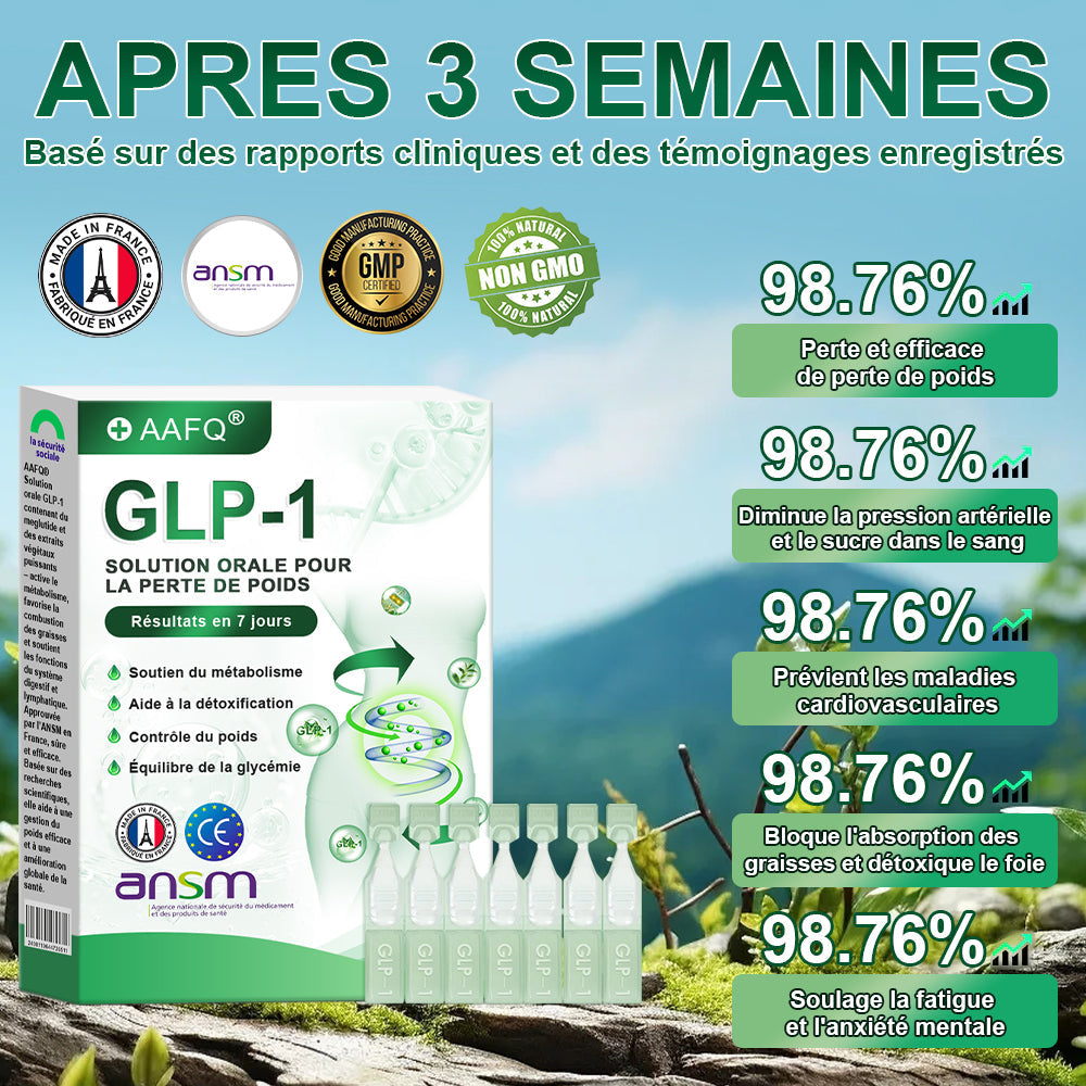 𝐀𝐀Ғ𝐐® G L P-1 𝑺𝒐𝒍𝒖𝒕𝒊𝒐𝒏 𝑶𝒓𝒂𝒍𝒆 💧 Une seule fois par semadine, premiers résultats visibles en 7 jours🇫🇷Pour l'obésité, le cœur et la circulation, le diabète, l'apnée du sommeil, les articulations et plus encore