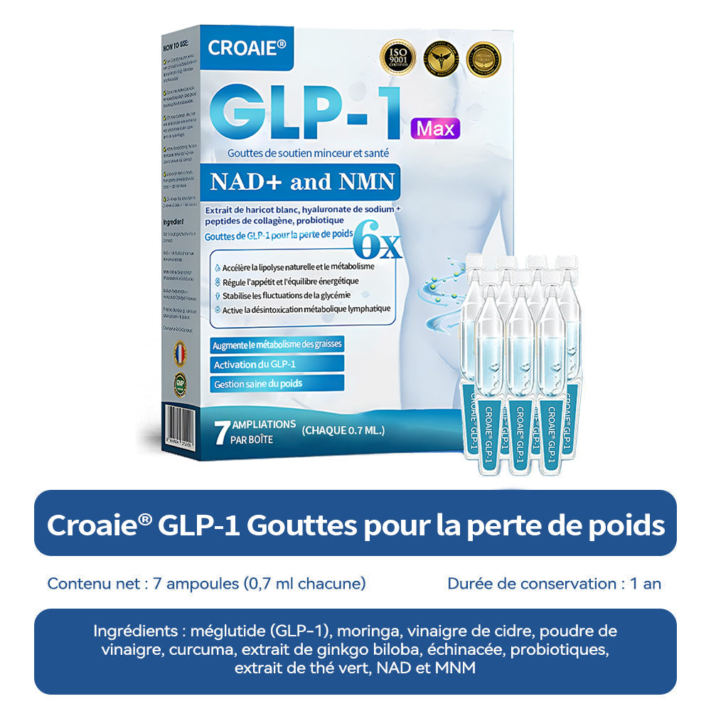 𝑪𝒓𝒐𝑨𝒊𝒆® 𝑮𝒐𝒖𝒕𝒕𝒆𝒔 𝑴𝒊𝒏𝒄𝒆𝒖𝒓 𝑮𝑳𝑷-𝟏 & 𝑵𝑨𝑫+ ⚡ - 𝑶𝒃é𝒔𝒊𝒕é, 𝒎𝒂𝒍𝒂𝒅𝒊𝒆𝒔 𝒄𝒂𝒓𝒅𝒊𝒐𝒗𝒂𝒔𝒄𝒖𝒍𝒂𝒊𝒓𝒆𝒔, 𝒅𝒊𝒂𝒃è𝒕𝒆, 𝒂𝒑𝒏é𝒆 𝒅𝒖 𝒔𝒐𝒎𝒎𝒆𝒊𝒍, 𝒑𝒓𝒐𝒃𝒍è𝒎𝒆𝒔 𝒂𝒓𝒕𝒊𝒄𝒖𝒍𝒂𝒊𝒓𝒆𝒔 𝒆𝒕 𝒑𝒍𝒖𝒔 𝒆𝒏𝒄𝒐𝒓𝒆